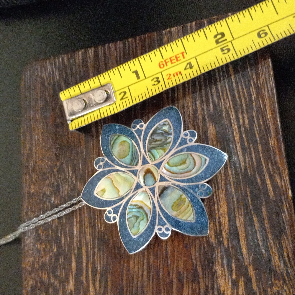 925 Mexico brooch/pendant - Picture 13 of 14